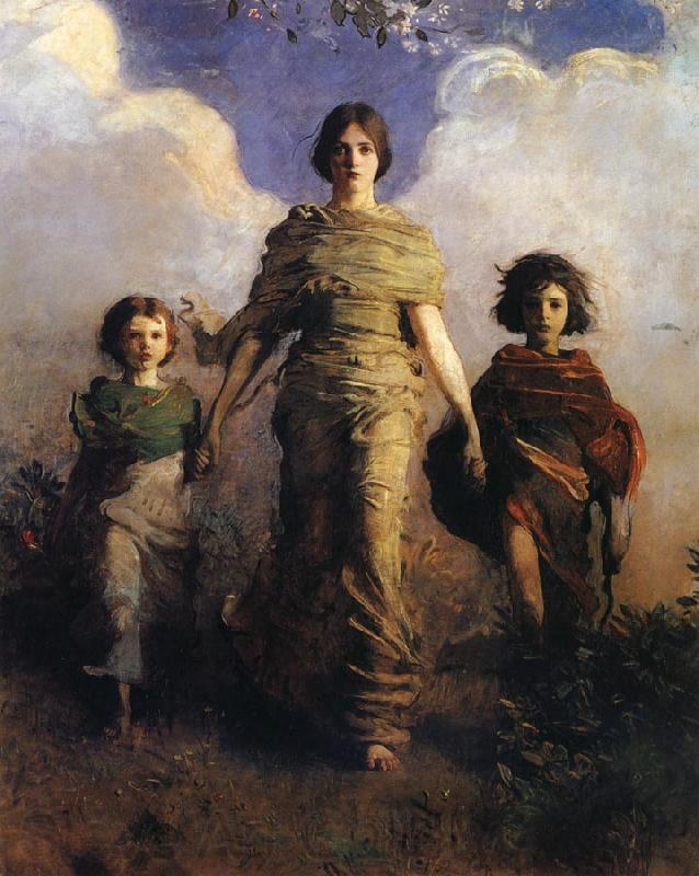 Abbott Handerson Thayer A Virgin France oil painting art